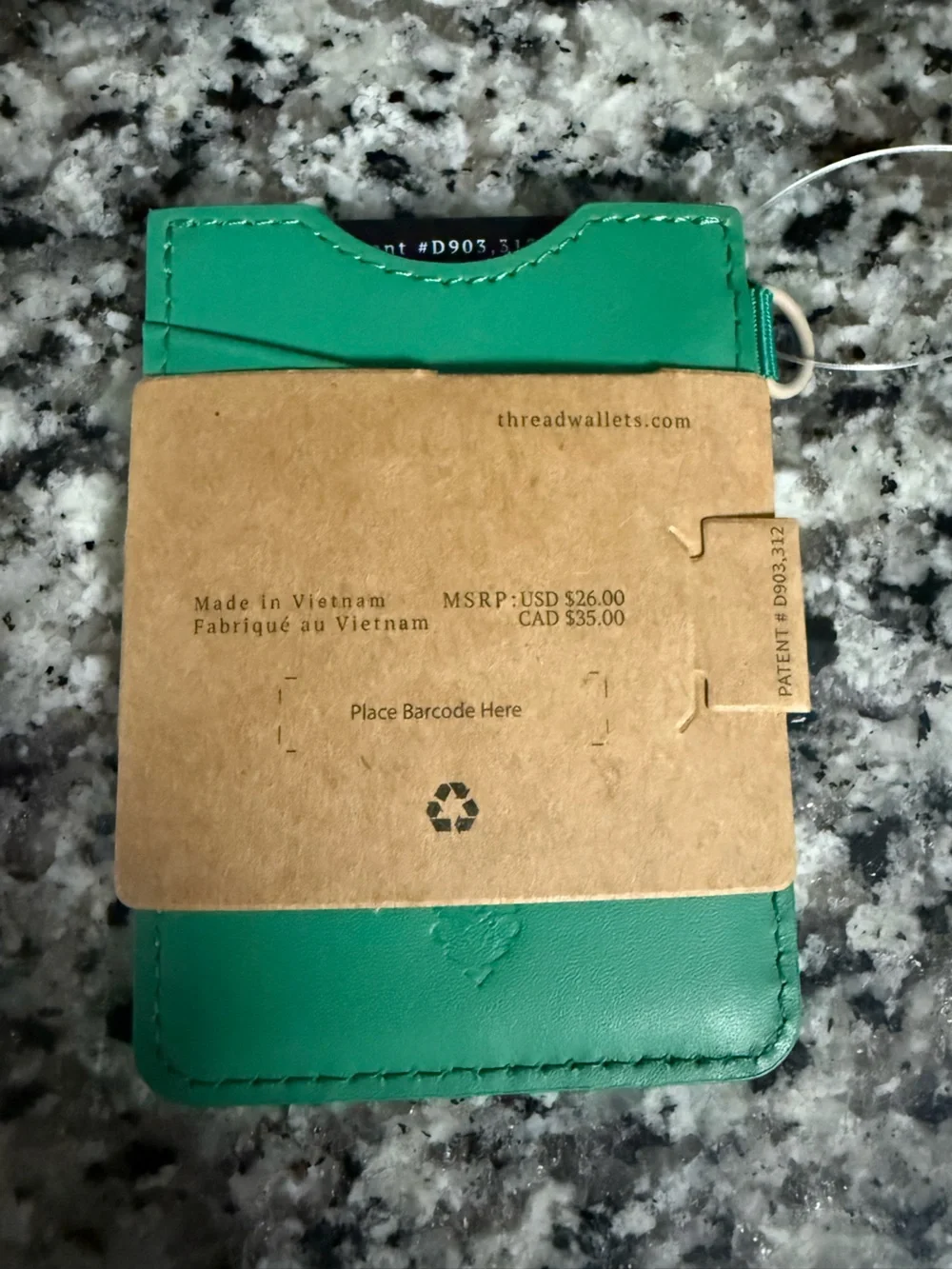 🆕 Free People Movement x Thread Vertical Buti Wallet Green